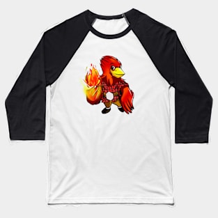 Chicken of FIre Baseball T-Shirt